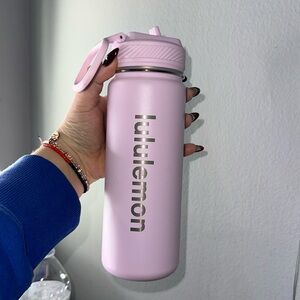 Light Pink LuluLemon Water Bottle